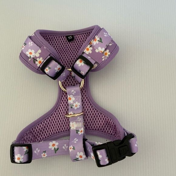 Sniff and Bark Purple Floral Harness size XS - Picture 4 of 5